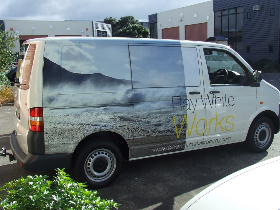Company Sign-written Van - Ray White 1